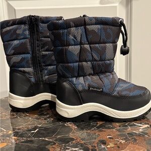 Apakowa Toddler Boys Snow Boots